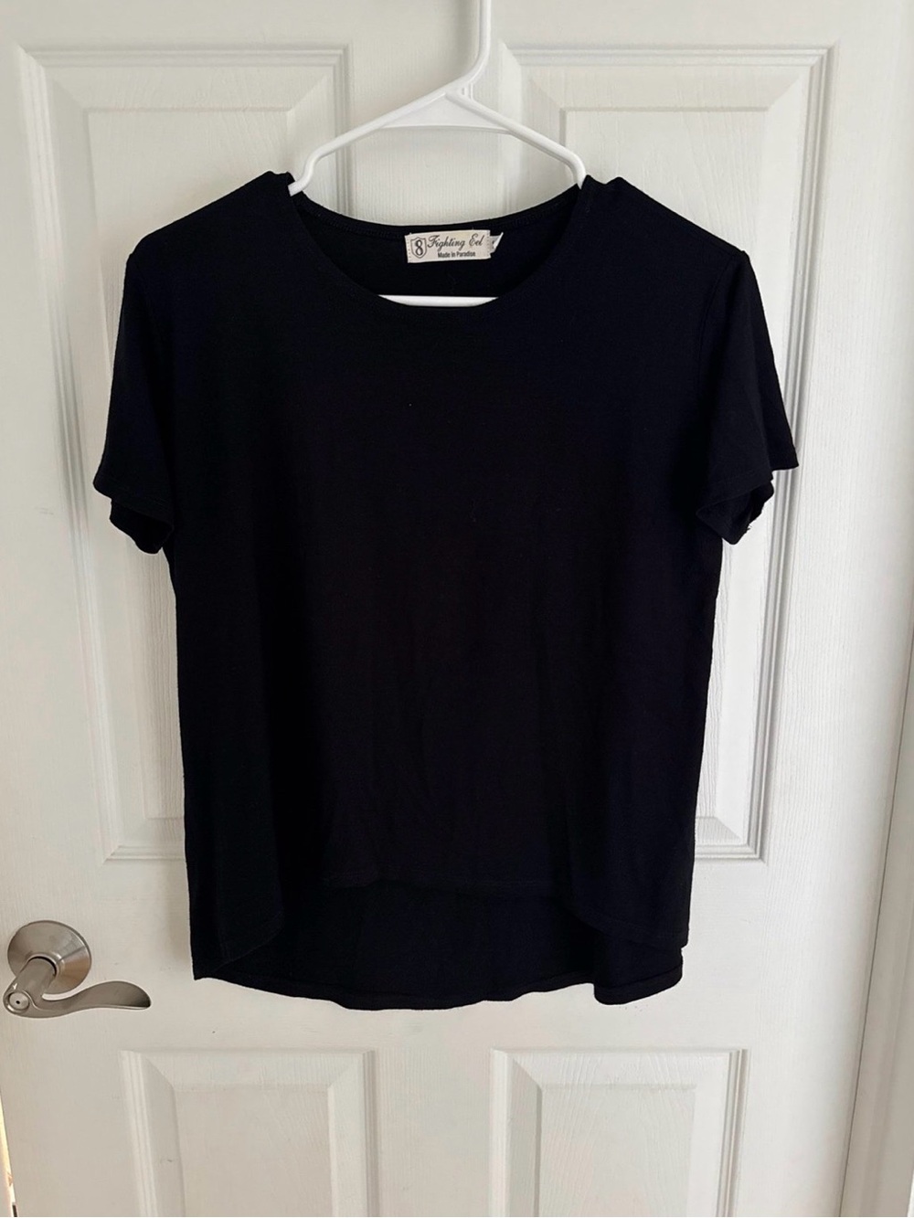 Black Women's Short Sleeve Tee by Fighting Eel